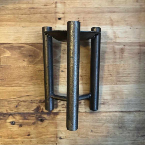 Vintage Rustic Metal Candle Holder & Oil Burner - Picture 5 of 6